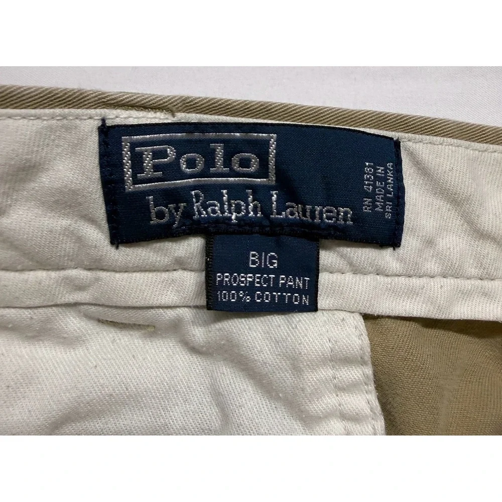 Polo Ralph Lauren Prospect Pant Men 44Bx30 Tan Chino Big & Tall Khakis